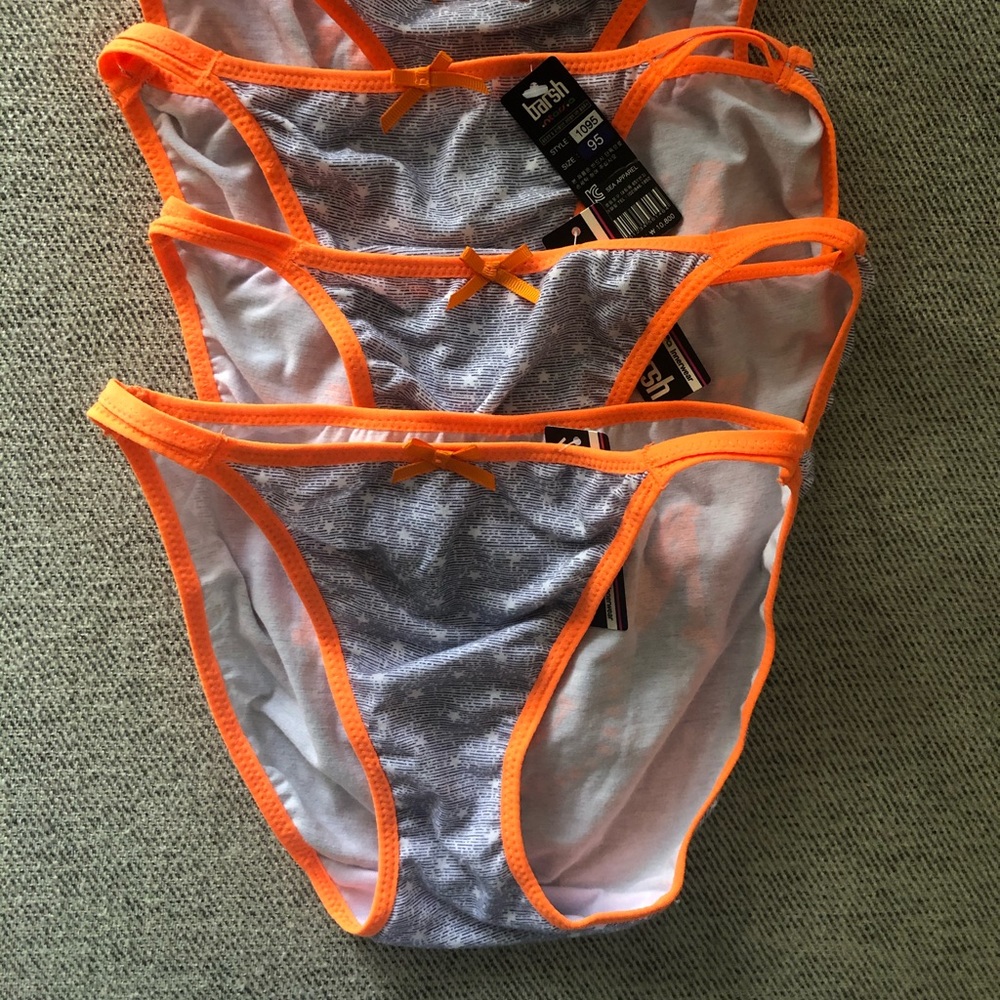 Set of 4 string bikini underwear xs